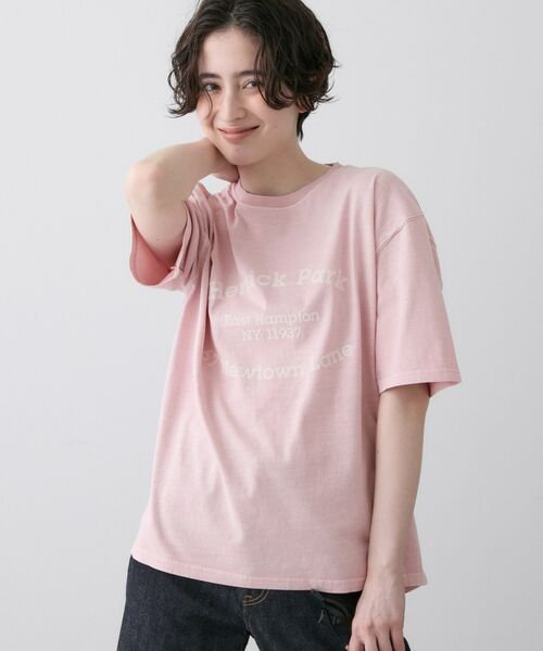 Dessin / デッサン カットソー | 【ユニセックス/洗える】ピグメントロゴTシャツ | 詳細6