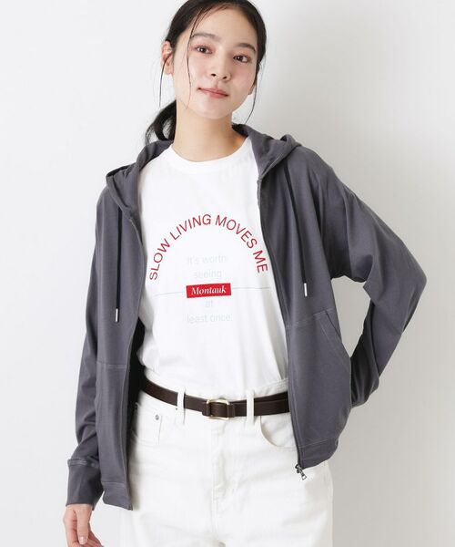 Dessin / デッサン パーカー | 強撚天竺パーカー（チャコールグレー(013)）