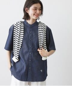 Dessin / デッサン シャツ・ブラウス | 綿麻デニムシャツ