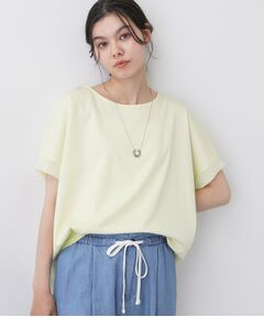 Dessin / デッサン カットソー | 【UVカット/接触冷感】美光沢カットソーワイドシルエット