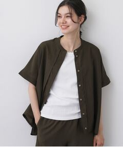 Dessin / デッサン シャツ・ブラウス | 【高通気】ドロストフレンチスリーブシャツ