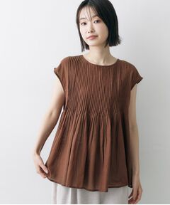 Dessin / デッサン シャツ・ブラウス | インドコットンピンタックブラウス