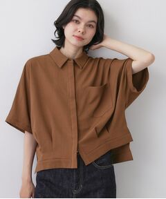 Dessin / デッサン シャツ・ブラウス | クロップドシュリンクシャツ