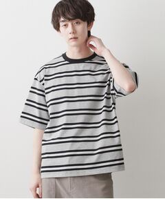 Dessin / デッサン Tシャツ | ボーダークルーカットソー