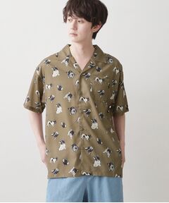 Dessin / デッサン シャツ・ブラウス | フレンチブルドッグプリントシャツ