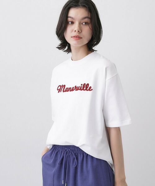 Dessin / デッサン Tシャツ | ロゴ刺繍ミニ裏毛Ｔシャツ | 詳細1