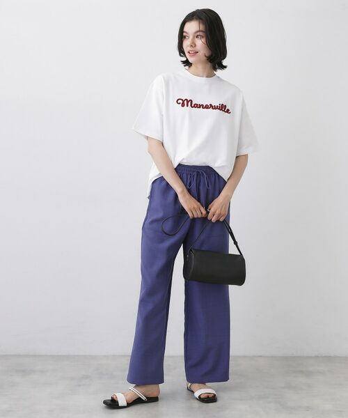 Dessin / デッサン Tシャツ | ロゴ刺繍ミニ裏毛Ｔシャツ | 詳細3