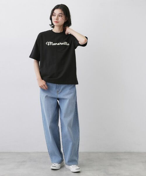Dessin / デッサン Tシャツ | ロゴ刺繍ミニ裏毛Ｔシャツ | 詳細7