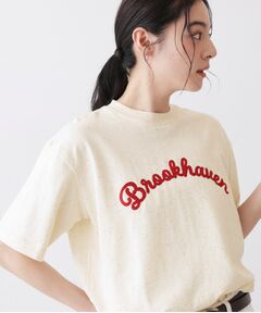 Dessin / デッサン Tシャツ | 【ユニセックス/洗える】ネップロゴ刺繍Tシャツ