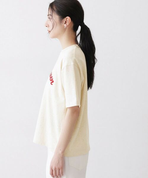 Dessin / デッサン Tシャツ | 【ユニセックス/洗える】ネップロゴ刺繍Tシャツ | 詳細10
