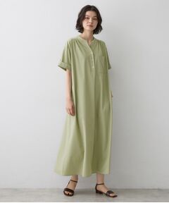 Dessin / デッサン ロング・マキシ丈ワンピース | 【接触冷感】バンドカラーワンピース