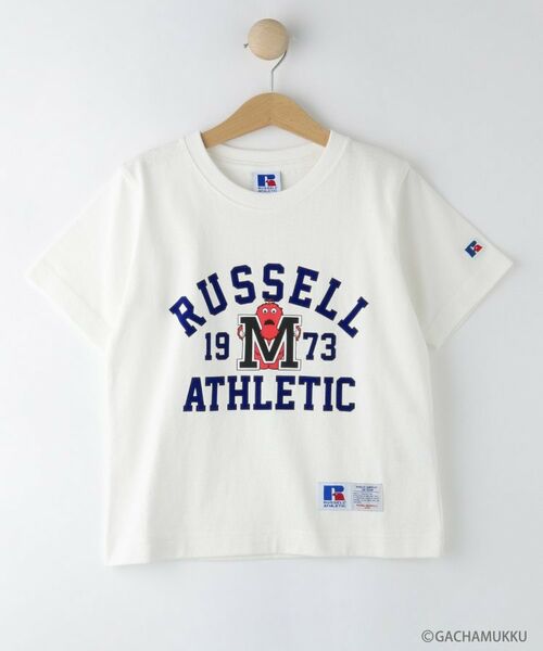 Dessin / デッサン Tシャツ | ガチャピン・ムック コラボTシャツ（ホワイト(602)）
