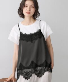 Dessin / デッサン キャミソール・チューブトップ | サテンレースキャミソール