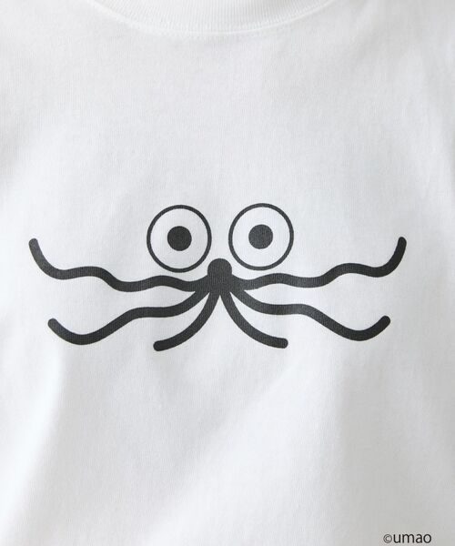 Dessin / デッサン Tシャツ | UMAO×Dessinコラボ プリントキャットフェイスT | 詳細4