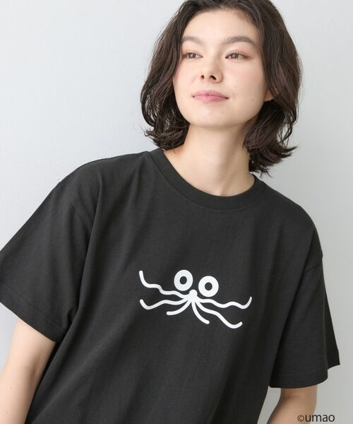 Dessin / デッサン Tシャツ | UMAO×Dessinコラボ プリントキャットフェイスT | 詳細5