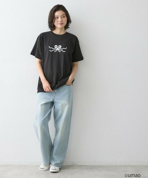Dessin / デッサン Tシャツ | UMAO×Dessinコラボ プリントキャットフェイスT | 詳細6