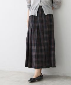 Dessin / デッサン ロング・マキシ丈スカート | シアーチェックプリーツスカート