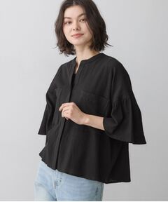 Dessin / デッサン シャツ・ブラウス | フレアスリーブ スキッパーブラウス