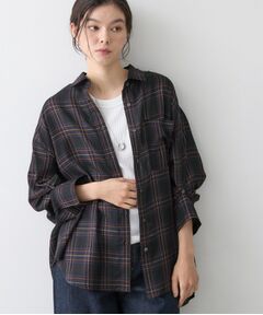 Dessin / デッサン シャツ・ブラウス | シアーチェックオーバーシャツ