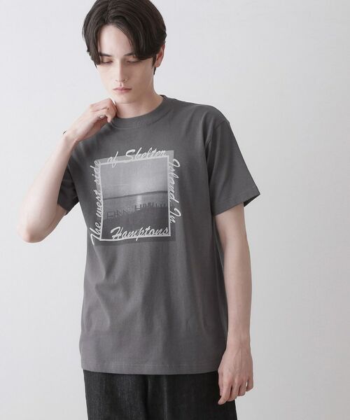Dessin / デッサン Tシャツ | グラフィックTシャツ（チャコールグレー(014)）