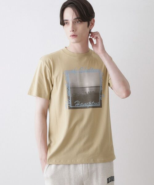 Dessin / デッサン Tシャツ | グラフィックTシャツ（ベージュ(052)）