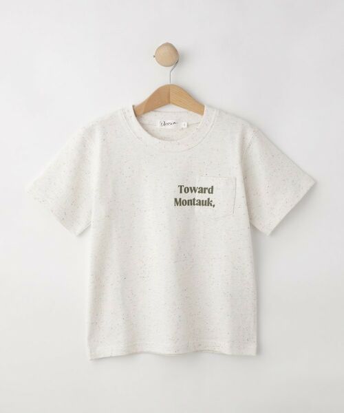 Dessin / デッサン Tシャツ | 【リンクコーデ可】カラーネップ ポケットTシャツ（ホワイト(002)）