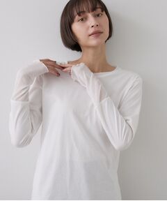 Dessin / デッサン カットソー | シアー切り替えクルーネックカットソー