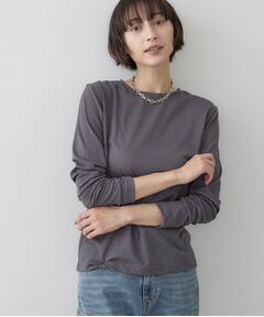 Dessin / デッサン カットソー | クルーネックシアーロングTシャツ