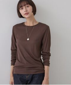 Dessin / デッサン カットソー | クルーネックシアーロングTシャツ