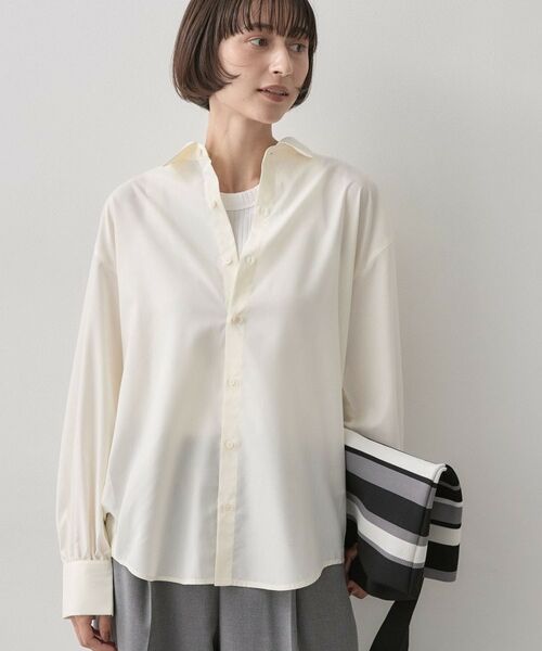 Dessin / デッサン シャツ・ブラウス | タイプライターギャザースリーブシャツ | 詳細2