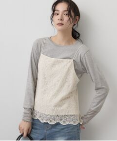 Dessin / デッサン キャミソール・チューブトップ | チュールレースキャミソール