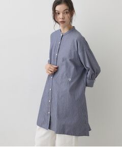 Dessin / デッサン チュニック | 【UVカット】チュニックストライプシャツ6分袖