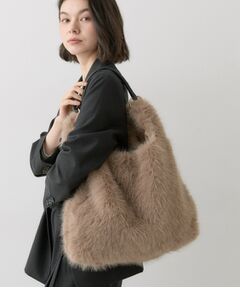 Dessin / デッサン ハンドバッグ | 2WAYシャギーフェイクファーバッグ