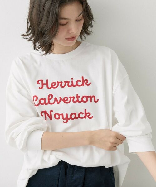 Dessin / デッサン カットソー | 【洗える】オーガニックコットン ロングスリーブTシャツ（ホワイト(002)）