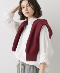 Dessin / デッサン シャツ・ブラウス | 【洗える/オンオフ着られる】袖裏ワンポイント刺繍 オーバーシャツ