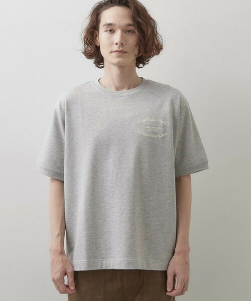 Dessin / デッサン カットソー | ロゴ刺繍ミニ裏毛Tシャツ | 詳細17
