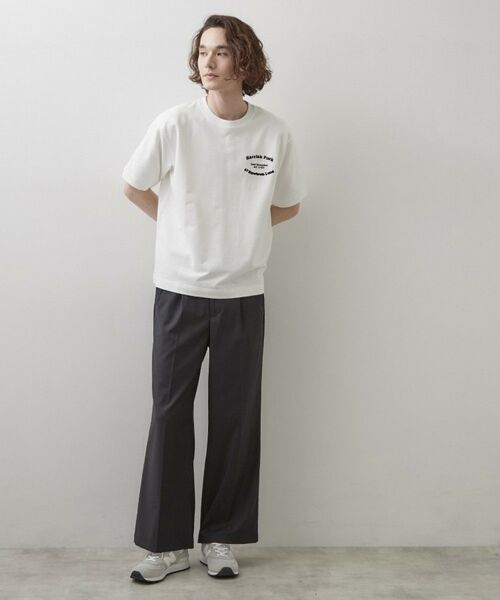 Dessin / デッサン カットソー | ロゴ刺繍ミニ裏毛Tシャツ | 詳細2