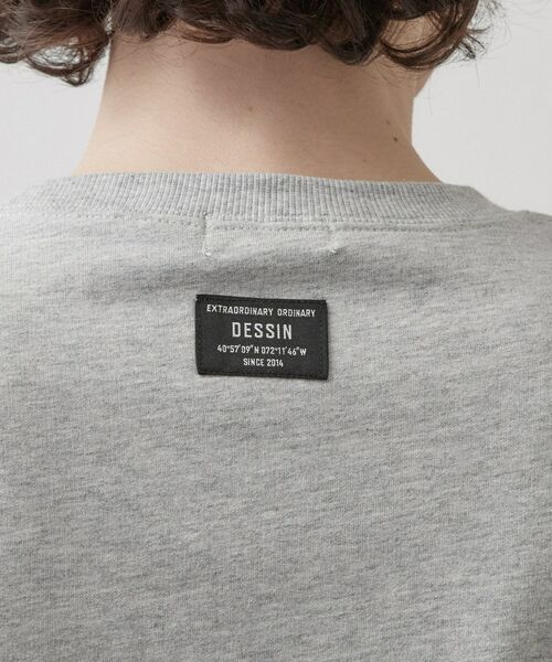 Dessin / デッサン カットソー | ロゴ刺繍ミニ裏毛Tシャツ | 詳細23