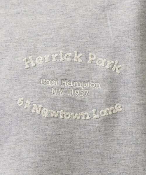 Dessin / デッサン カットソー | ロゴ刺繍ミニ裏毛Tシャツ | 詳細8