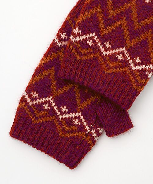 DGBH / ディージービーエイチ 手袋 | ヘリテージコレクション ジャカード指なし手袋 | 詳細4