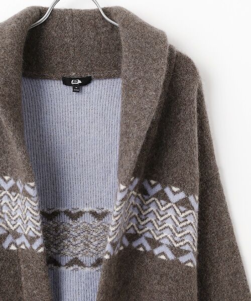 DGBH / ディージービーエイチ カーディガン・ボレロ | ウィメンズ・ショールカラージャガードカーディガン | 詳細2