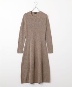 DGBH / ディージービーエイチ ロング・マキシ丈ワンピース | ラウンドネック・長袖ニットドレス