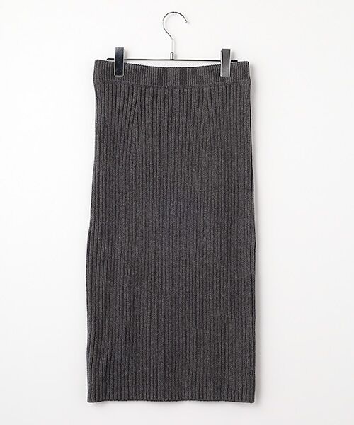 DGBH / ディージービーエイチ ロング・マキシ丈スカート | リブニット・スカート | 詳細1
