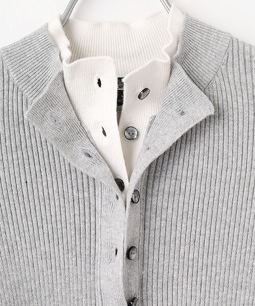 DGBH / ディージービーエイチ ニット・セーター | ウィメンズ・ダブルラペル・プルオーバー | 詳細4