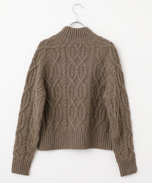 DGBH / ディージービーエイチ ニット・セーター | ウィメンズ モックネック ケーブル編みニット | 詳細1