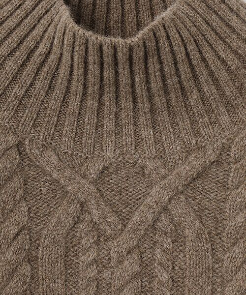 DGBH / ディージービーエイチ ニット・セーター | ウィメンズ モックネック ケーブル編みニット | 詳細4