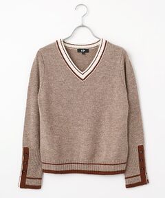 DGBH / ディージービーエイチ ニット・セーター | ヘリテージ・ウィメンズVネックプルオーバー
