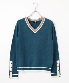 DGBH / ディージービーエイチ ニット・セーター | ヘリテージ・ウィメンズVネックプルオーバー