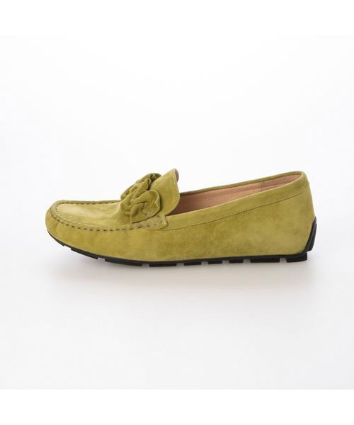 D'ICI / ディッシィ フラットシューズ | シャーリングモチーフ付きモカシューズ | 詳細1