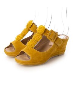 D'ICI / ディッシィ サンダル | ビジュー付きTストラップサンダル